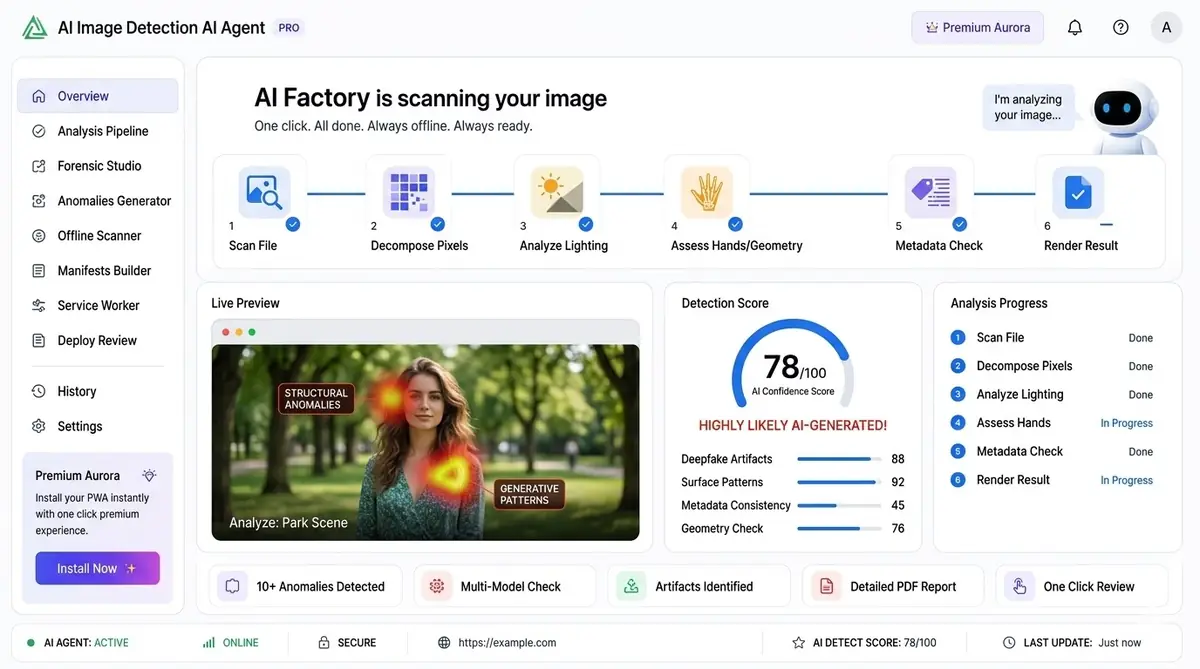 AI music agent dashboard software example